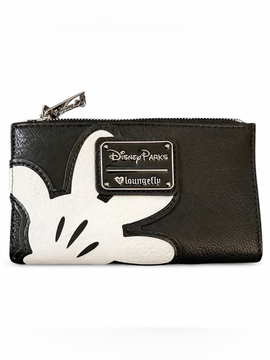Disney Handbags - Disney Parks x Loungefly Black and White Mickey Mouse Wallet